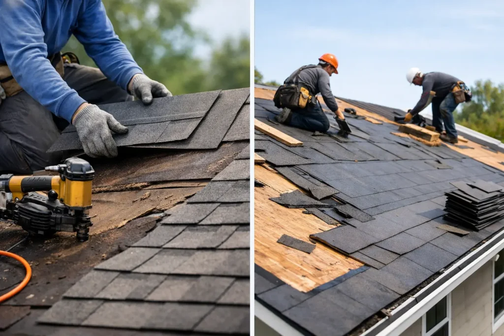 Reroofing vs Roof Replacement Explained