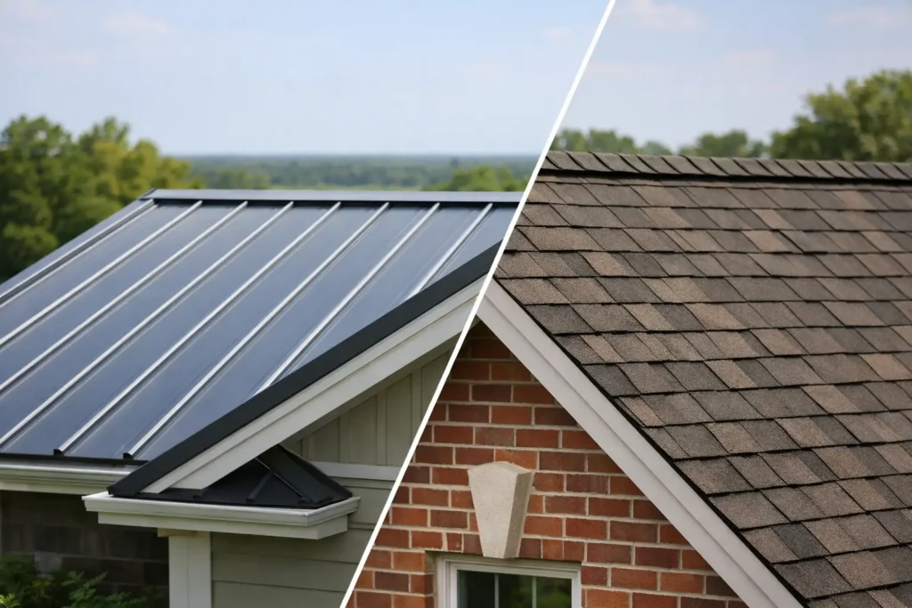 Metal Roof vs Shingles: What East Texas Needs